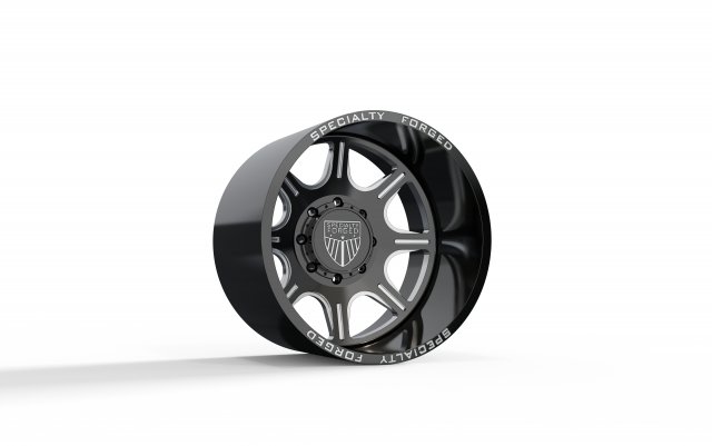 REAR SPECIALITY FORGED D10 WHEEL 3D MODEL 3Dプリントモデル .c4d .max .obj .3ds .fbx .stl .blend 