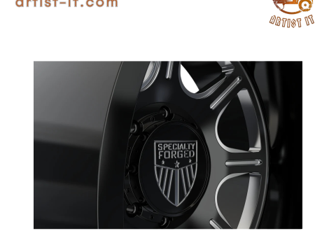 REAR SPECIALITY FORGED D10 WHEEL 3D MODEL 3D 打印模型