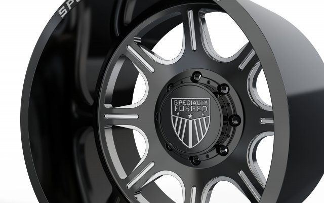 REAR SPECIALITY FORGED D015 WHEEL 3D MODEL 3D 打印模型 .c4d .max .obj .3ds .fbx .stl .blend