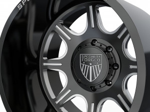 REAR SPECIALITY FORGED D015 WHEEL 3D MODEL 3D Print Model