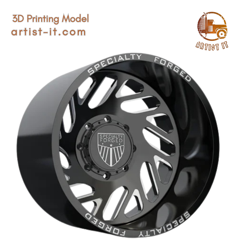 REAR SPECIALITY FORGED D015 WHEEL 3D MODEL Model Cetak 3D .c4d .max .obj .3ds .fbx .stl .blend 