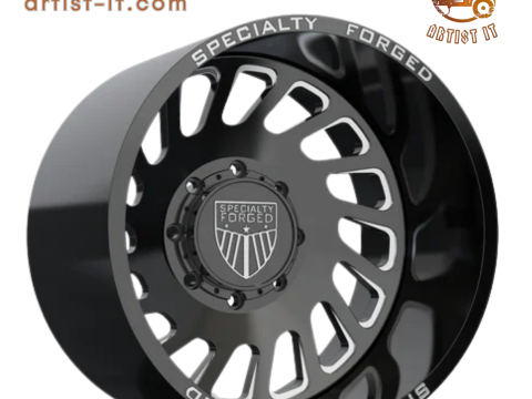 REAR SPECIALITY FORGED D017 WHEEL 3D MODEL Model Cetak 3D