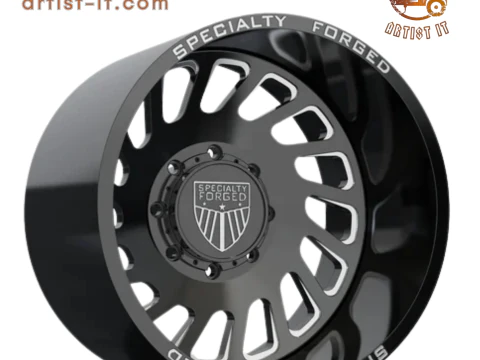 후방 특수 단조 D017 휠 3D 모델 3D 프린트 모델