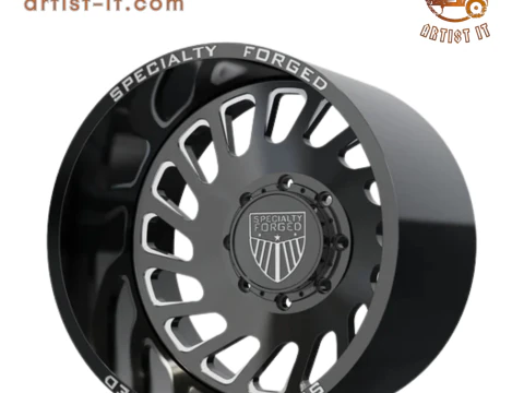 REAR SPECIALITY FORGED D017 WHEEL 3D MODEL 3D Print Model