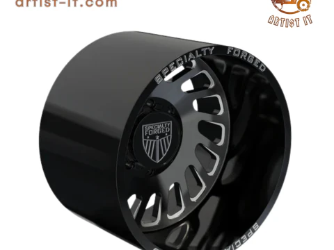 REAR SPECIALITY FORGED D017 WHEEL 3D MODEL 3D Print Model
