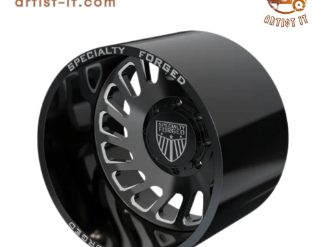 REAR SPECIALITY FORGED D017 WHEEL 3D MODEL 3D 打印模型