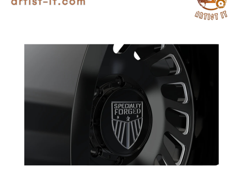 REAR SPECIALITY FORGED D017 WHEEL 3D MODEL 3D 打印模型