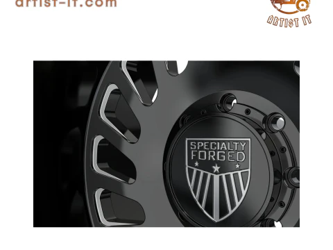 REAR SPECIALITY FORGED D017 WHEEL 3D MODEL 3D Print Model