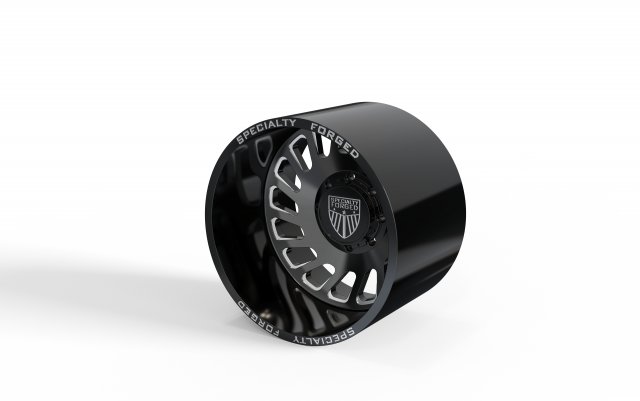 REAR SPECIALITY FORGED D018 WHEEL 3D MODEL 3D प्रिंट मॉडल .c4d .max .obj .3ds .fbx .stl .blend