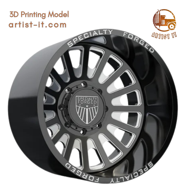 रियर स्पेशलिटी फोर्ज्ड D019 व्हील 3डी मॉडल 3D प्रिंट मॉडल .c4d .max .obj .3ds .fbx .stl .blend 