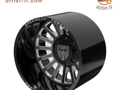 REAR SPECIALITY FORGED D019 WHEEL 3D MODEL 3D Print Model