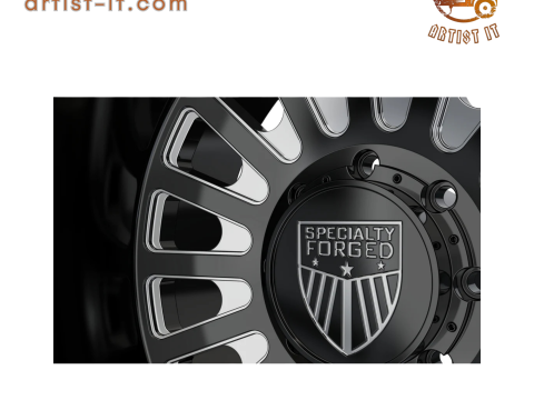 रियर स्पेशलिटी फोर्ज्ड D019 व्हील 3डी मॉडल 3D प्रिंट मॉडल