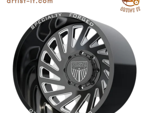 MODELLO 3D DELLA RUOTA FORGIATA SPECIALE D021 POSTERIORE Modello di stampa 3D