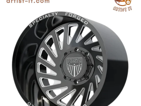 REAR SPECIALITY FORGED D021 WHEEL 3D MODEL 3D Print Model