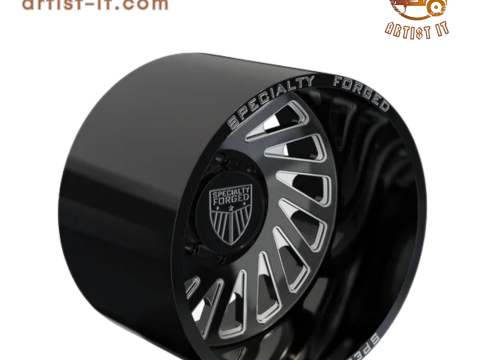 MODELLO 3D DELLA RUOTA FORGIATA SPECIALE D021 POSTERIORE Modello di stampa 3D