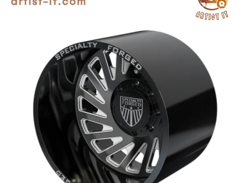 MODELLO 3D DELLA RUOTA FORGIATA SPECIALE D021 POSTERIORE Modello di stampa 3D