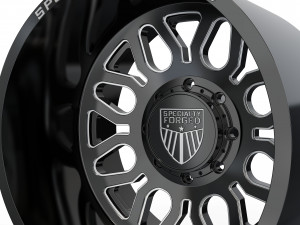 REAR SPECIALITY FORGED D023 WHEEL 3D MODEL 3D Принт Модель
