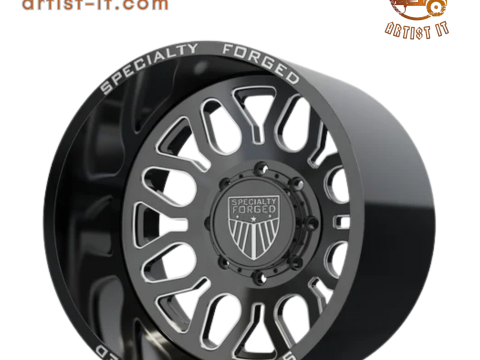 रियर स्पेशलिटी फोर्ज्ड D023 व्हील 3डी मॉडल 3D प्रिंट मॉडल