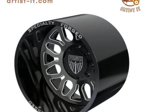 रियर स्पेशलिटी फोर्ज्ड D023 व्हील 3डी मॉडल 3D प्रिंट मॉडल