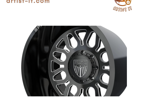 रियर स्पेशलिटी फोर्ज्ड D023 व्हील 3डी मॉडल 3D प्रिंट मॉडल