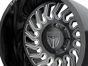 REAR SPECIALITY FORGED D024 WHEEL 3D MODEL Modelo de Impressão 3D