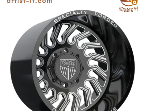 REAR SPECIALITY FORGED D024 WHEEL 3D MODEL 3D Baskı Modeli