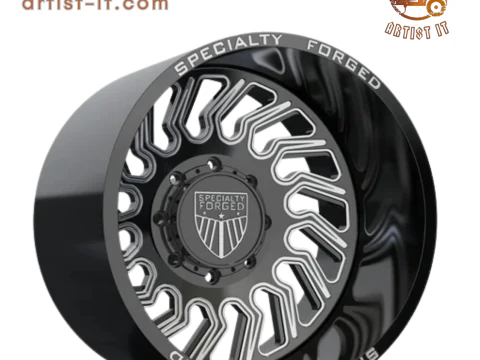 RUEDA TRASERA ESPECIAL FORJADA D024 MODELO 3D Modelo de impresión 3D