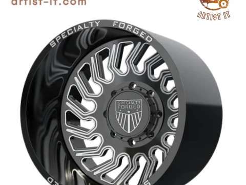 REAR SPECIALITY FORGED D024 WHEEL 3D MODEL 3D Print Model