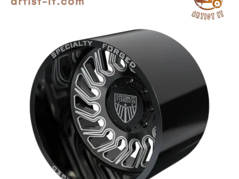 REAR SPECIALITY FORGED D024 WHEEL 3D MODEL 3D Print Model