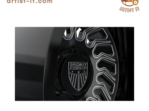 MODELLO 3D DELLA RUOTA FORGIATA SPECIALE D024 POSTERIORE Modello di stampa 3D