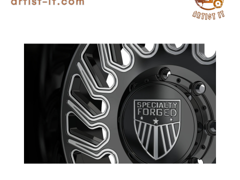 MODELLO 3D DELLA RUOTA FORGIATA SPECIALE D024 POSTERIORE Modello di stampa 3D