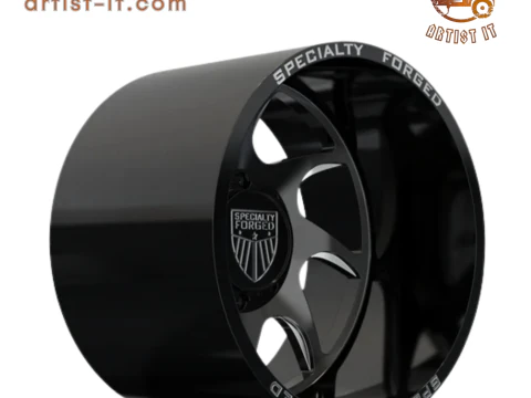 REAR SPECIALITY FORGED D026 WHEEL 3D MODEL 3D Print Model