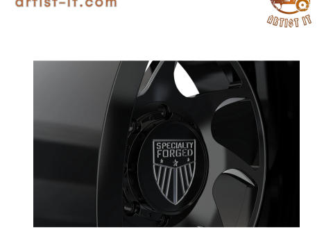 MODELLO 3D DELLA RUOTA FORGIATA SPECIALE D026 POSTERIORE Modello di stampa 3D