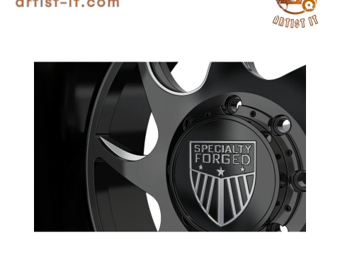 MODELLO 3D DELLA RUOTA FORGIATA SPECIALE D026 POSTERIORE Modello di stampa 3D