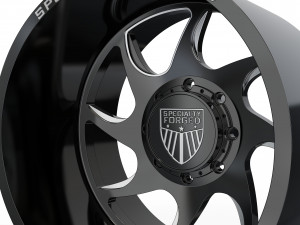 REAR SPECIALITY FORGED D027 WHEEL 3D MODEL 3D Print Model