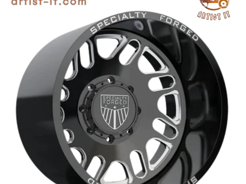 REAR SPECIALITY FORGED D027 WHEEL 3D MODEL 3D Print Model