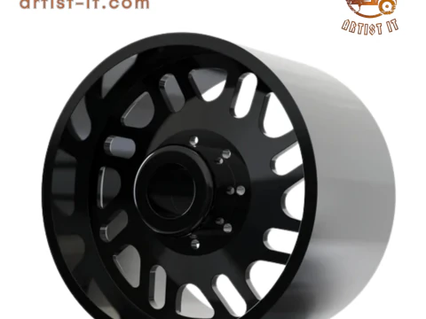 REAR SPECIALITY FORGED D027 WHEEL 3D MODEL 3D Print Model
