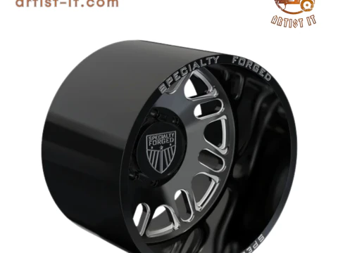 REAR SPECIALITY FORGED D027 WHEEL 3D MODEL 3D Print Model