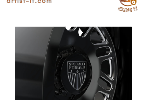 ЗАДНЕЕ СПЕЦИАЛЬНОЕ КОВАНОЕ КОЛЕСО D027 3D МОДЕЛЬ 3D Принт Модель