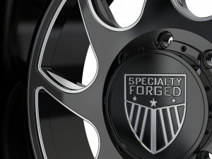 REAR SPECIALITY FORGED D032 WHEEL 3D MODEL 3D-Druckmodell