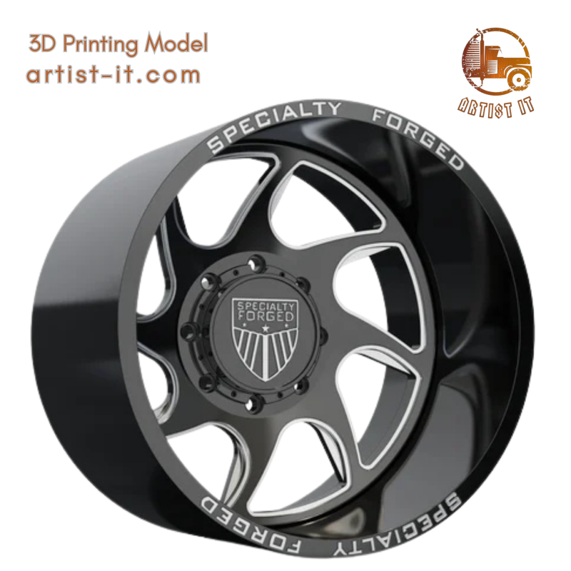 REAR SPECIALITY FORGED D032 WHEEL 3D MODEL 3D Druckmodell .c4d .max .obj .3ds .fbx .stl .blend 