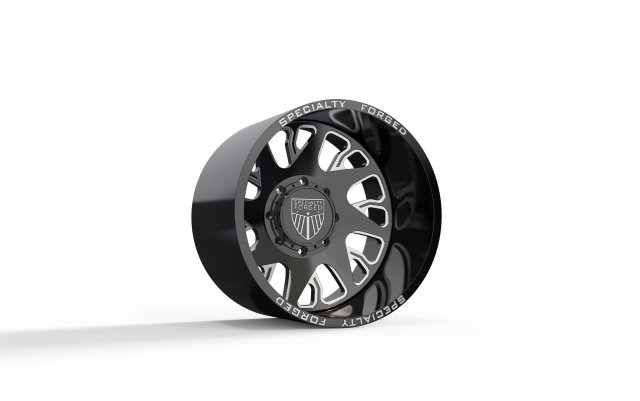 REAR SPECIALITY FORGED D033 WHEEL 3D MODEL 3D Print Model .c4d .max .obj .3ds .fbx .stl .blend 