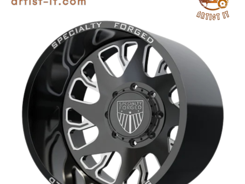 リアスペシャルティ鍛造D033ホイール 3Dモデル 3Dプリントモデル