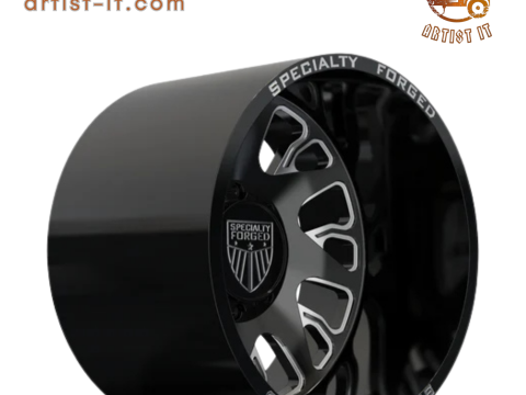 リアスペシャルティ鍛造D033ホイール 3Dモデル 3Dプリントモデル