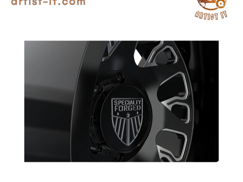 リアスペシャルティ鍛造D033ホイール 3Dモデル 3Dプリントモデル