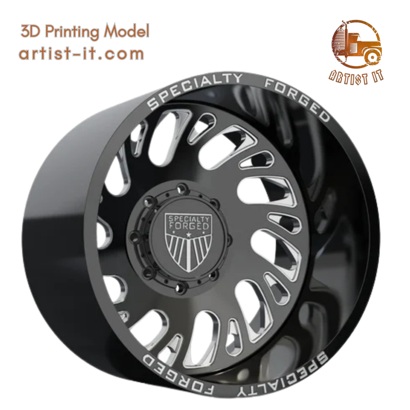 REAR SPECIALITY FORGED D034 WHEEL 3D MODEL 3D 打印模型 .c4d .max .obj .3ds .fbx .stl .blend