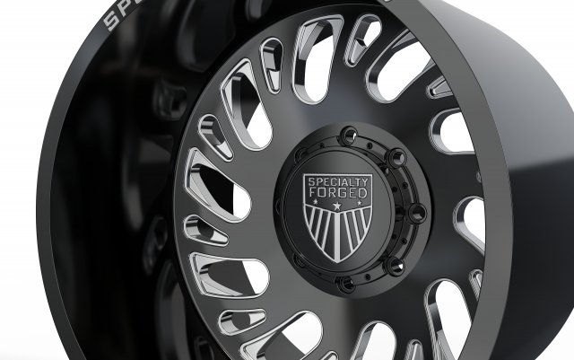 REAR SPECIALITY FORGED D035 WHEEL 3D MODEL 3Dプリントモデル .c4d .max .obj .3ds .fbx .stl .blend 