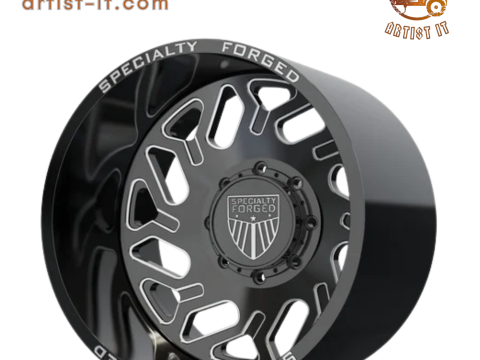 REAR SPECIALITY FORGED D035 WHEEL 3D MODEL 3D Print Model