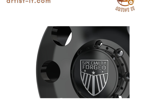 后部特种锻造 D700 车轮 3D 模型 3D 打印模型