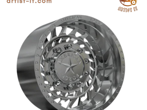 AMERICAN FORCE 1 CLASSIC DRW WHEEL 3D MODEL 3D 프린트 모델
